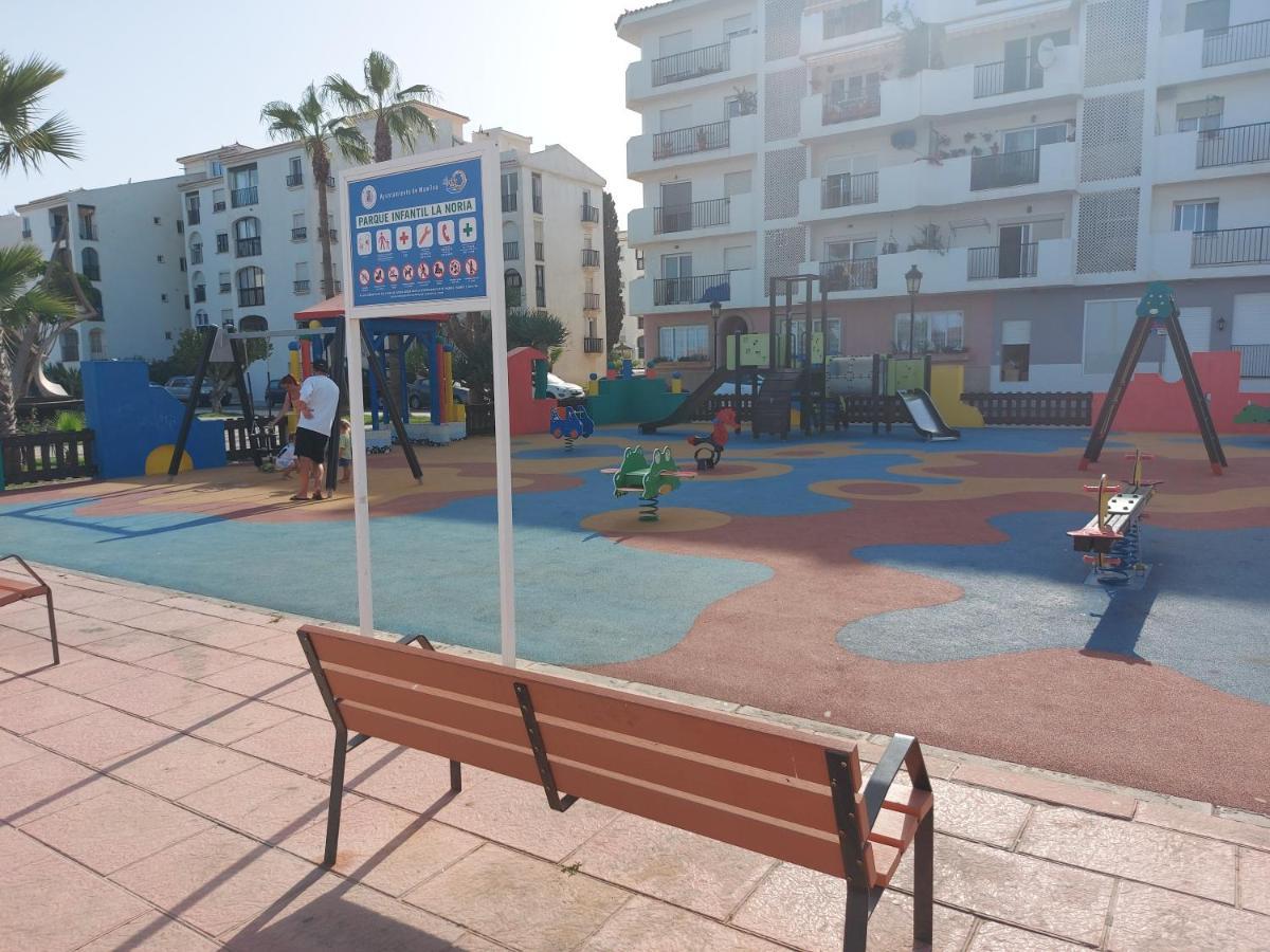 Noria 2, Pied Dans Le Sable, Magnifique Vue Mer, Piscine, Garage, Climatisation San Luis de Sabinillas Exterior photo